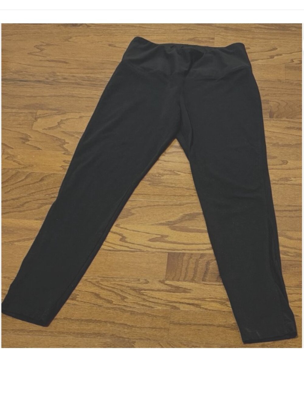 Tribal Women's L Black Skinny Pull-On Pants High Rise Tummy Control Stretch